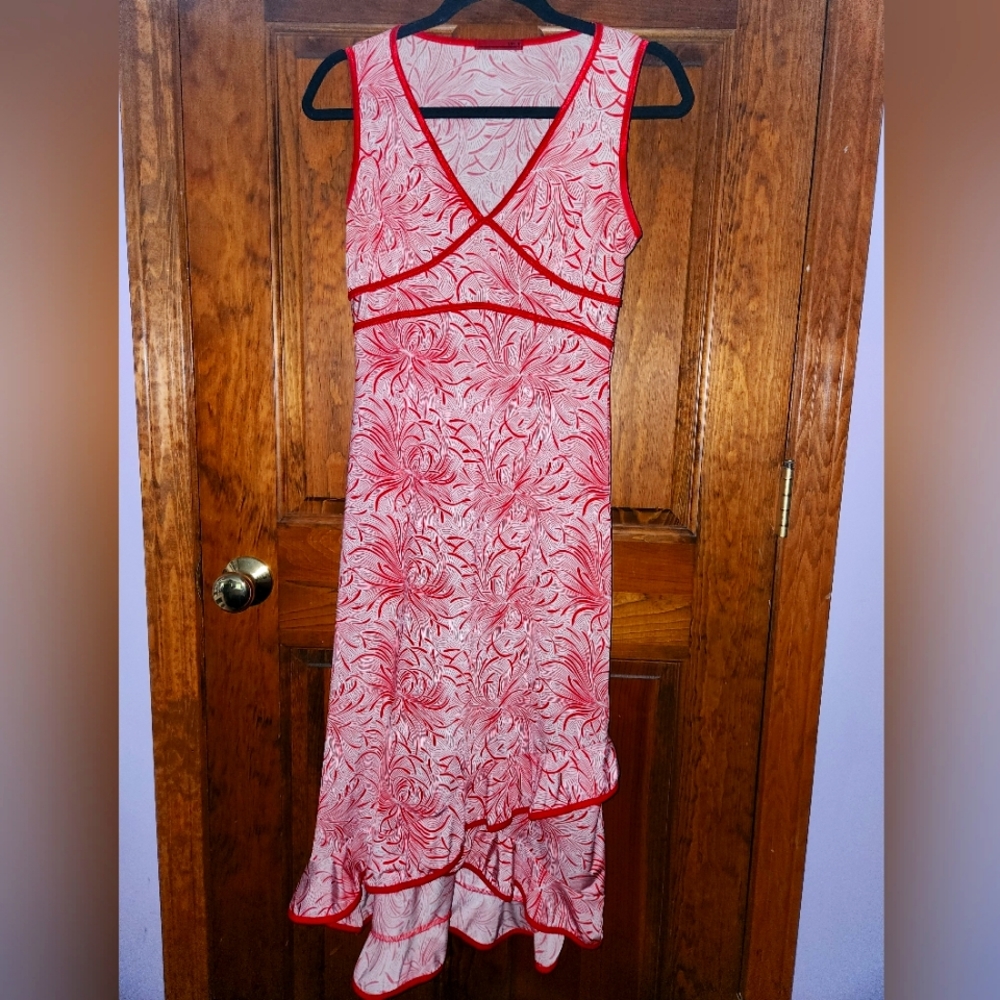 LVLX dress red white medium